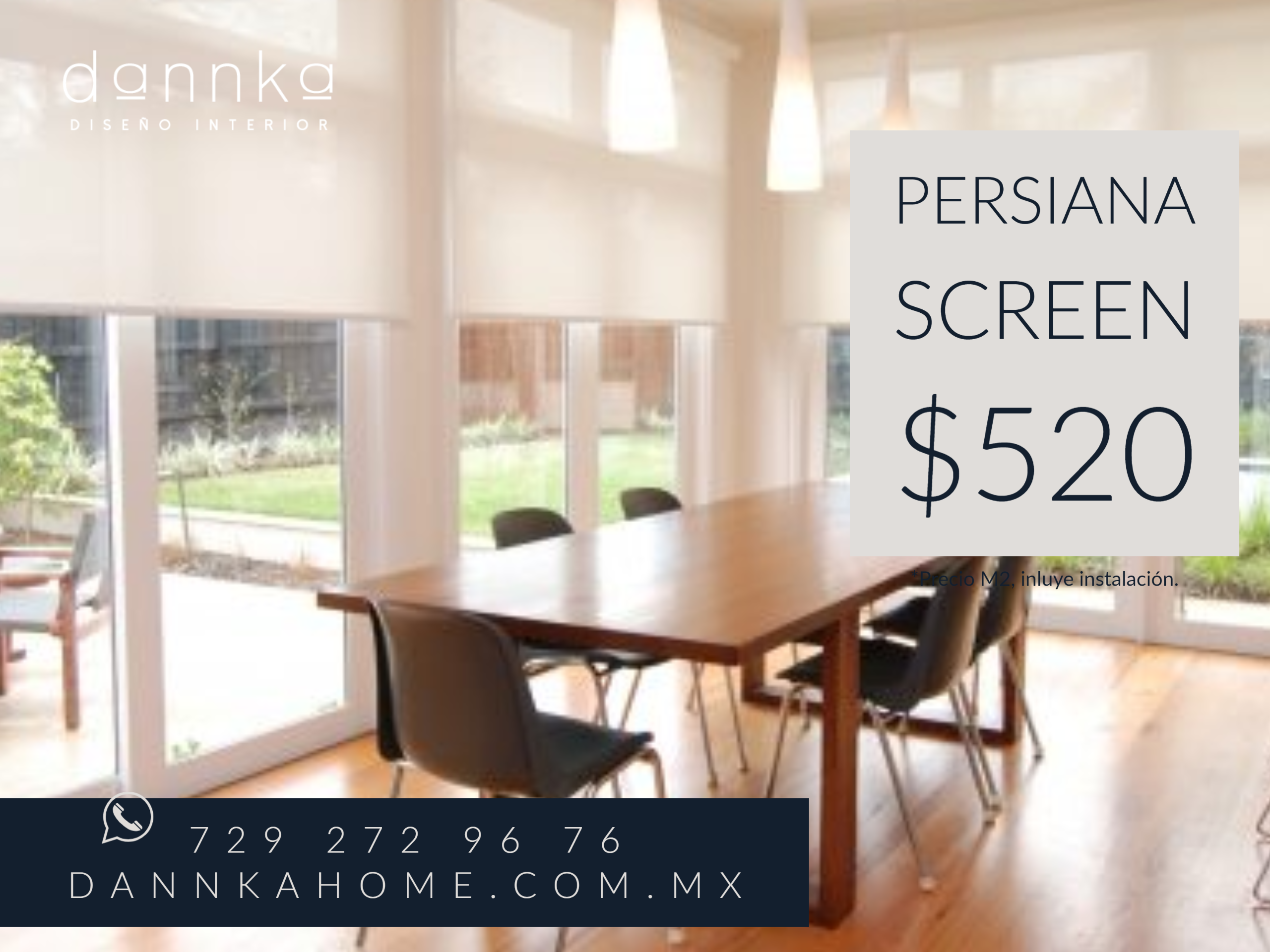 Promo persiana screen