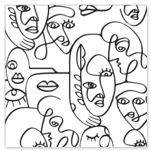 Papel Tapiz Friends and Coffee 2 16619