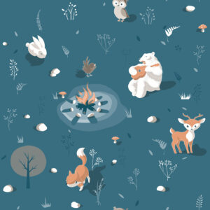 Papel Tapiz Infantil Oggy L313-11